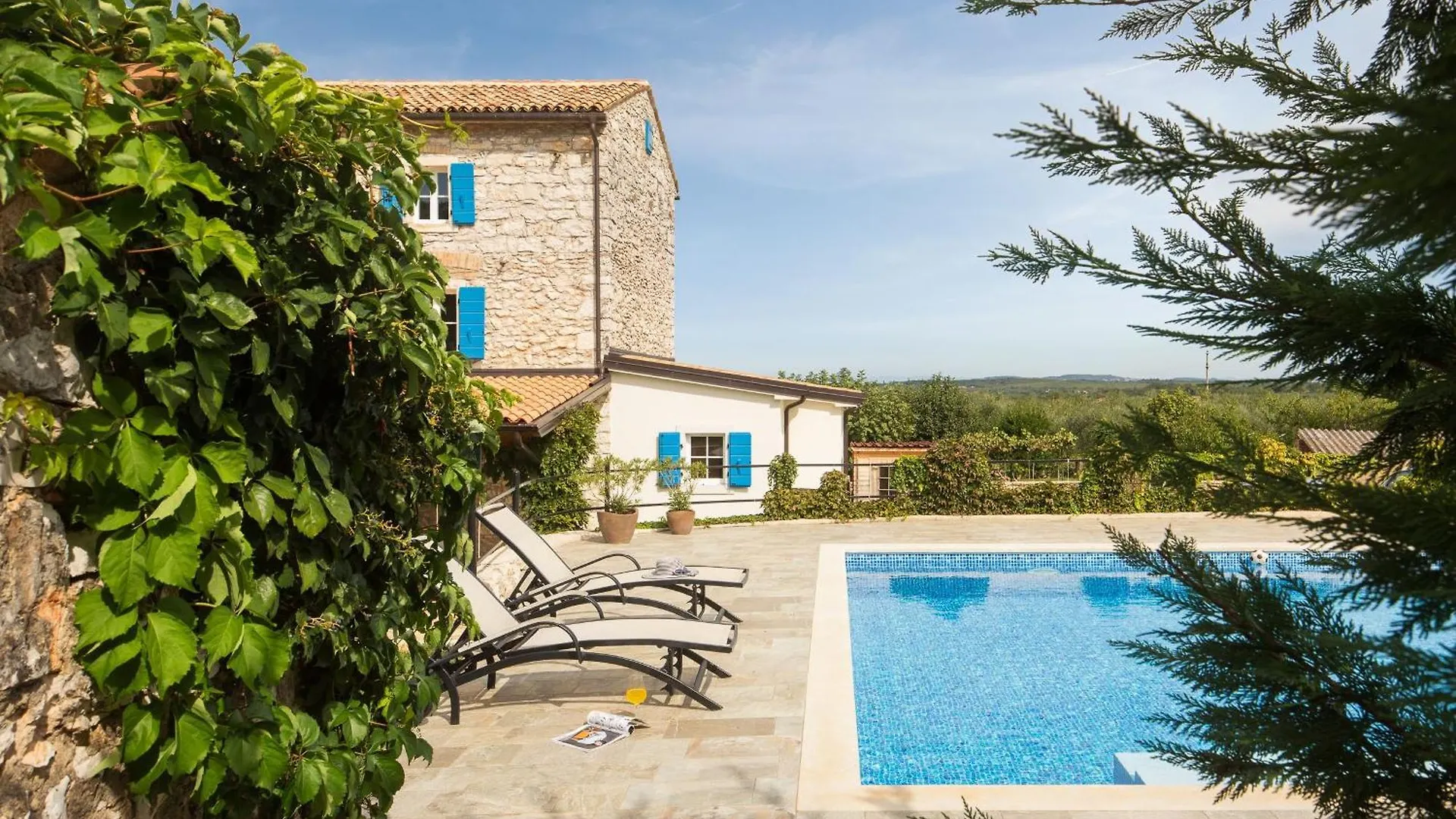 Villa Flavia Traditionelles Steinhaus Mit Pool Cepljani 0*,